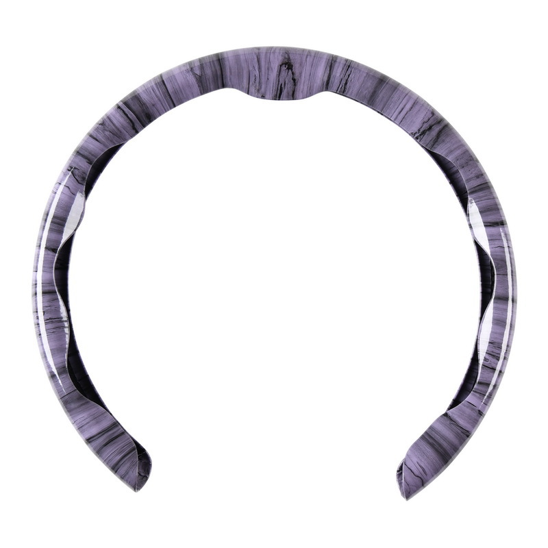 2025 new 5D headband forged carbon maple pattern card type car steering wheel cover factory direct sales of a generation of hair