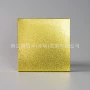 方形底托包边金色纸