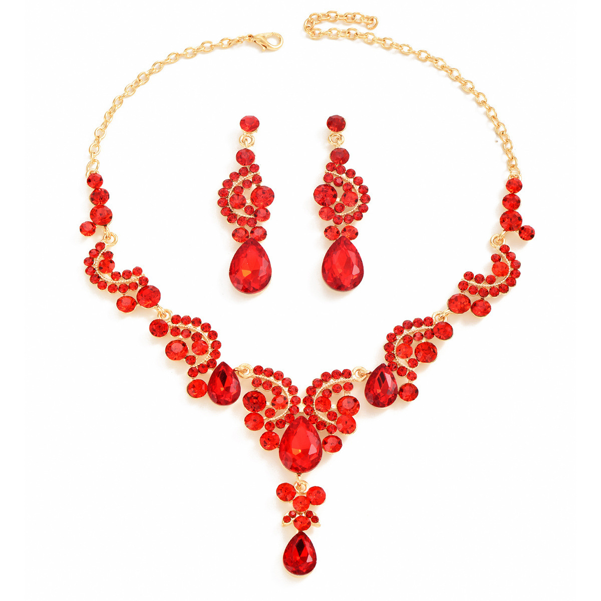 233 red two-piece set