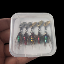 盒装大头苍蝇瓜子亮片改装功夫小蝇大苍蝇飞钓飞蝇饵微物路亚鱼饵