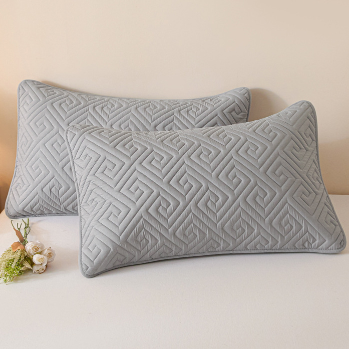 Funda de almohada anti-aceite para la cabeza 48X74 Funda de almohada anti-saliva y sucia Un par de funda de revestimiento de núcleo de almohada capa de aislamiento anti-sudor