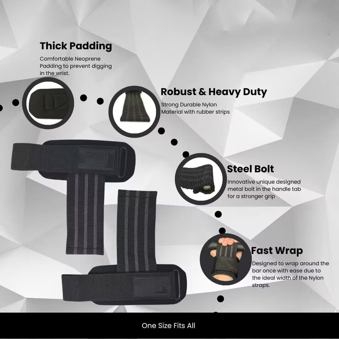 舉重護腕帶運動健身臥推握力帶單槓引體向上助力帶硬拉訓練護手腕