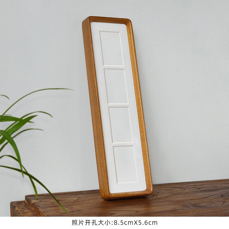 無垢材額縁、ほぞ穴加工、長方形、丸角、斜めエッジ、組み合わせ、ウェディング、カップル、卓上、クリエイティブな額縁、展示台、卸売、結婚式