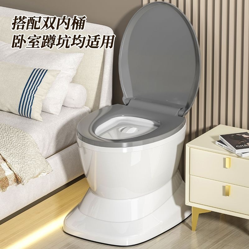 Portable toilet seat for elderly people, home use, squat toilet, toilet stool, portable toilet for pregnant women, converts squatting to sitting