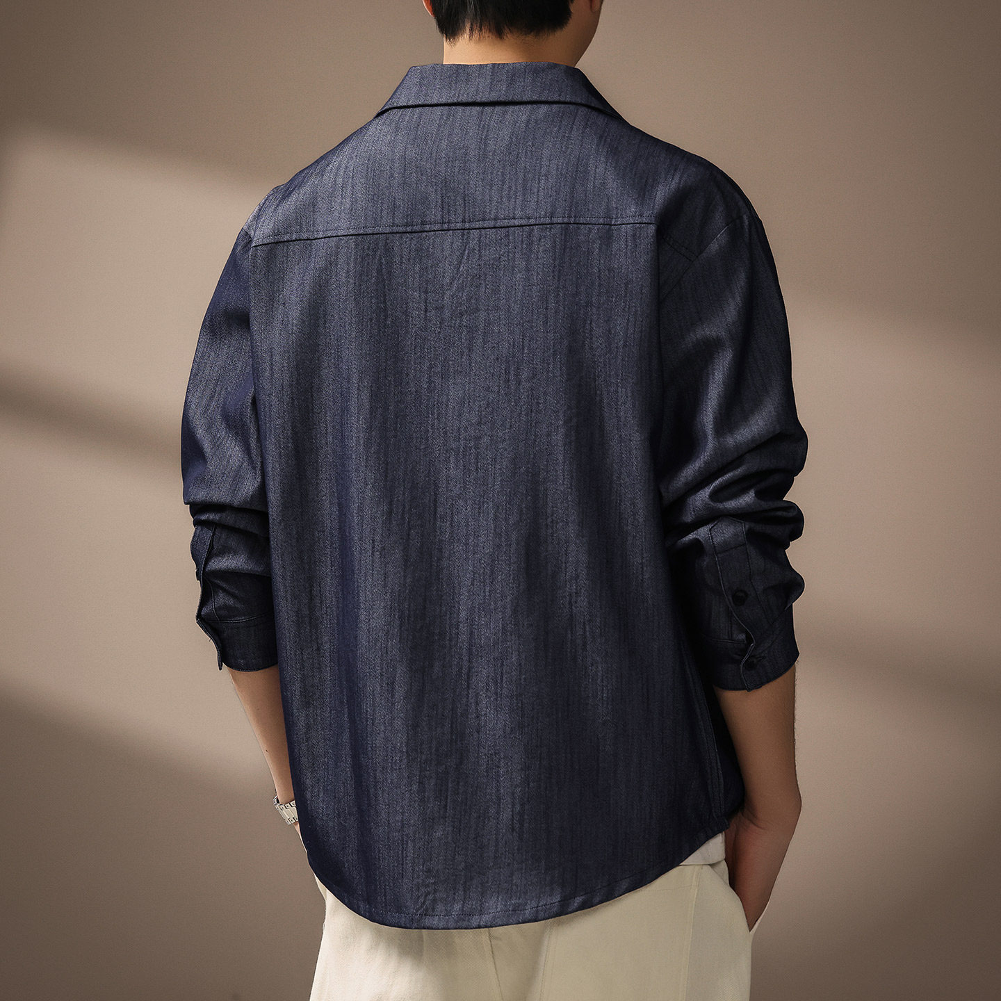 High-end American Retro-style Cuban Collar Long-sleeve For Men, 2026 Spring And Autumn New Model, Loose Fit,_voghion.com