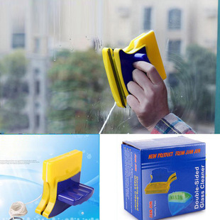 Double-Sided Glass Wiper, Magnetic Glass Cleaner, Window Cleaner, Cleaning Brush, Double-Sided High-Rise Housekeeping Glass Cleaner