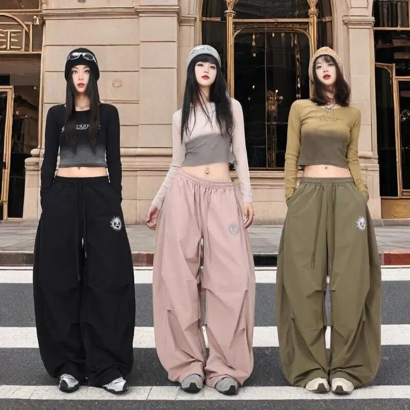 American street dance trendy brand banana hip-hop jazz dance quick-dry pants kpop hot girl paratrooper sports pants American street dance trendy brand banana hip-hop jazz dance quick-dry pants kpop hot girl paratrooper sports pants