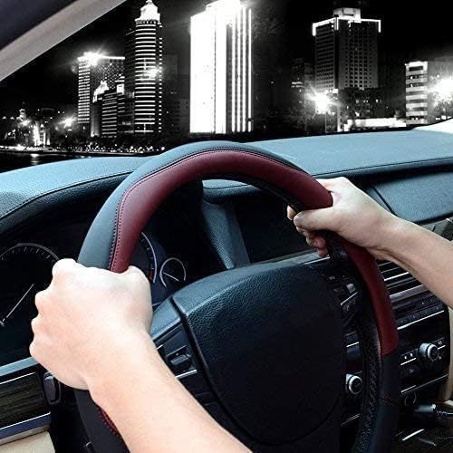Steering Wheel Cover Car Handlebar Cover Microfiber Leather Handlebar Cover Car Universal Steering Wheel Cover Classy Business Handlebar Cover
