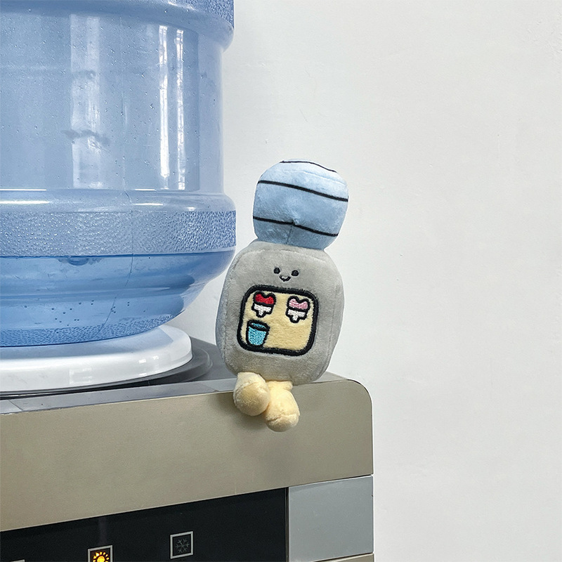 现货卡通家电小玩偶毛绒挂件创意游戏机电饭煲玩具游乐城抓机娃娃|undefined