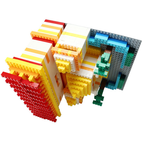Small particle building block toys Australian building blocks children DIY puzzle plug-in bulk wholesale compatible with Lego