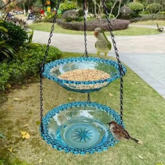 クロスボーダー爆型吊り下げ式給餌器屋外装飾鳥浴槽ストラップベランダ花園ハチドリ給餌器吊り下げ飾り