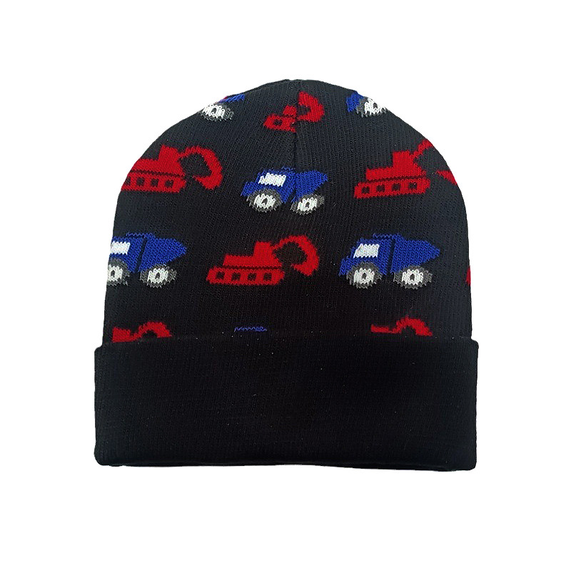 Children Unisex Cartoon Style Basic Car Eaveless Wool Cap display picture 1