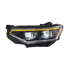 适用于20-25款新迈腾B8.5LED大灯总成改装激光透镜跑马日行灯流水