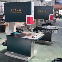 345带锯机价格 松木硬木开板加高靠尺 配滑轨推台立式带锯机