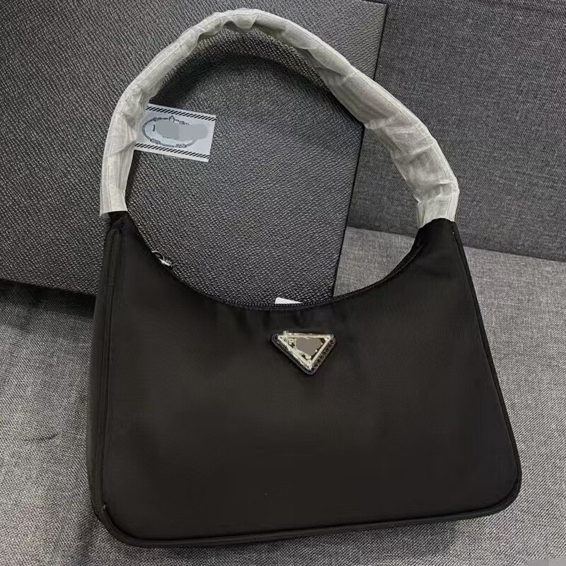 Cross-border women's single-shoulder bag, a versatile three-in-one underarm bag with a chain strap, fashionable and easy to match, P-brand nylon crossbody bag