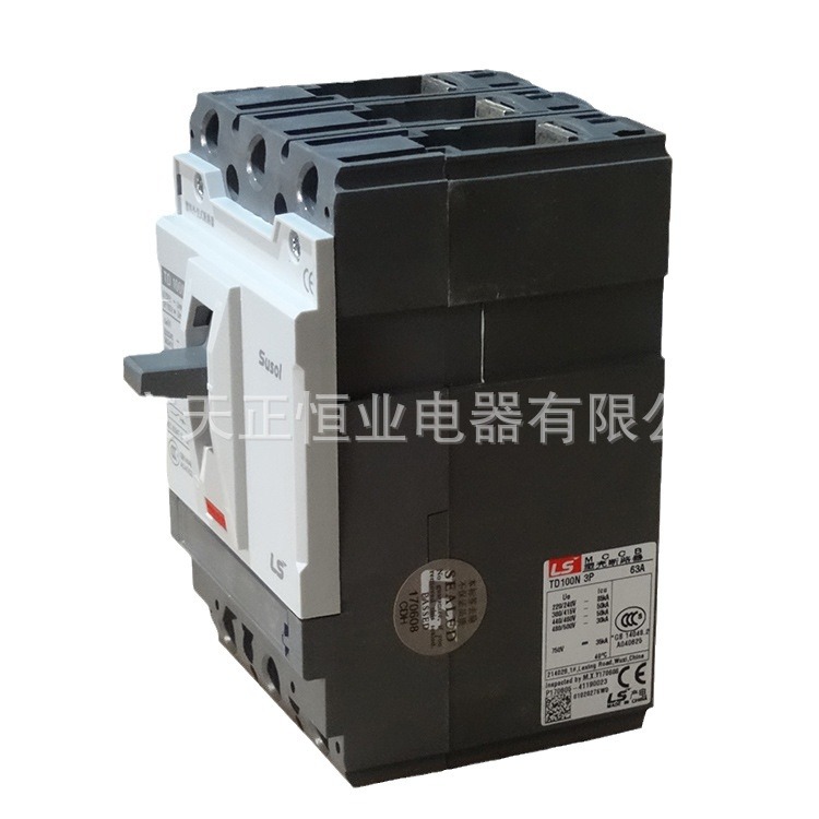 Proxy for genuine LG/LS produced electric molded case circuit breakers TD100N/H/FTU/FMU from Korea's