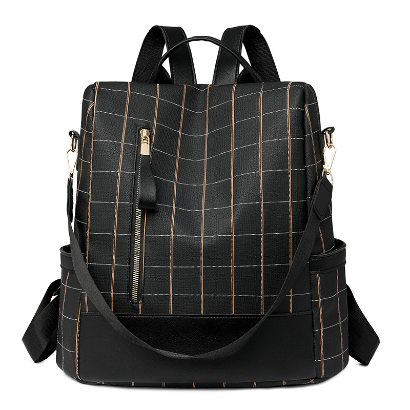 Spot al por mayor 2024 nueva mochila antirrobo tendencia de la moda femenina mochila de viaje multifuncional versátil