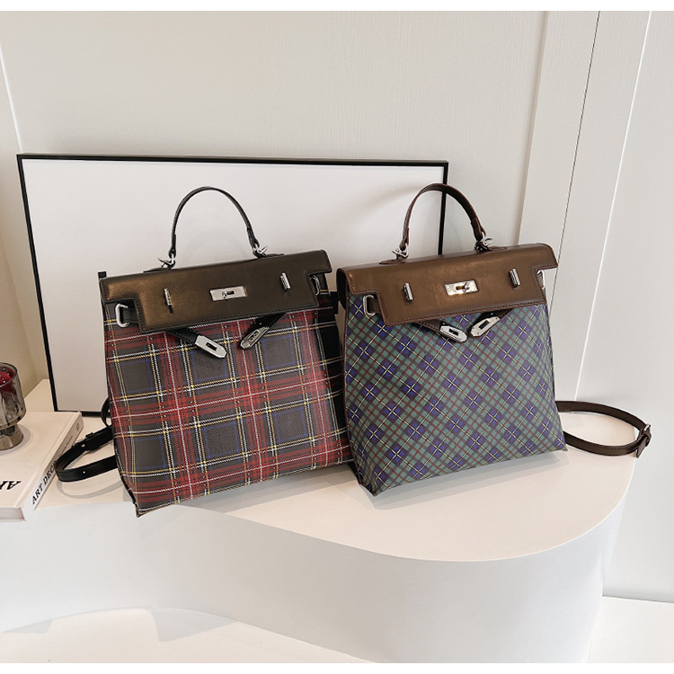 Mochila de gran capacidad con colores contrastantes, ligera para niñas, nuevo diseño de nicho, para mujer de moda._voghion.com