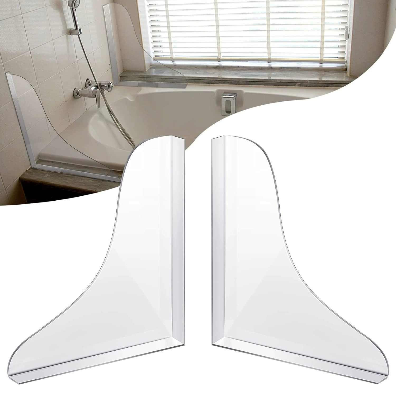 Фабрика прямых продаж Акриловый брызгостойкий клей Водонепроницаемая перегородка Ванна умывальник Ванна душ брызгозащитная крышка