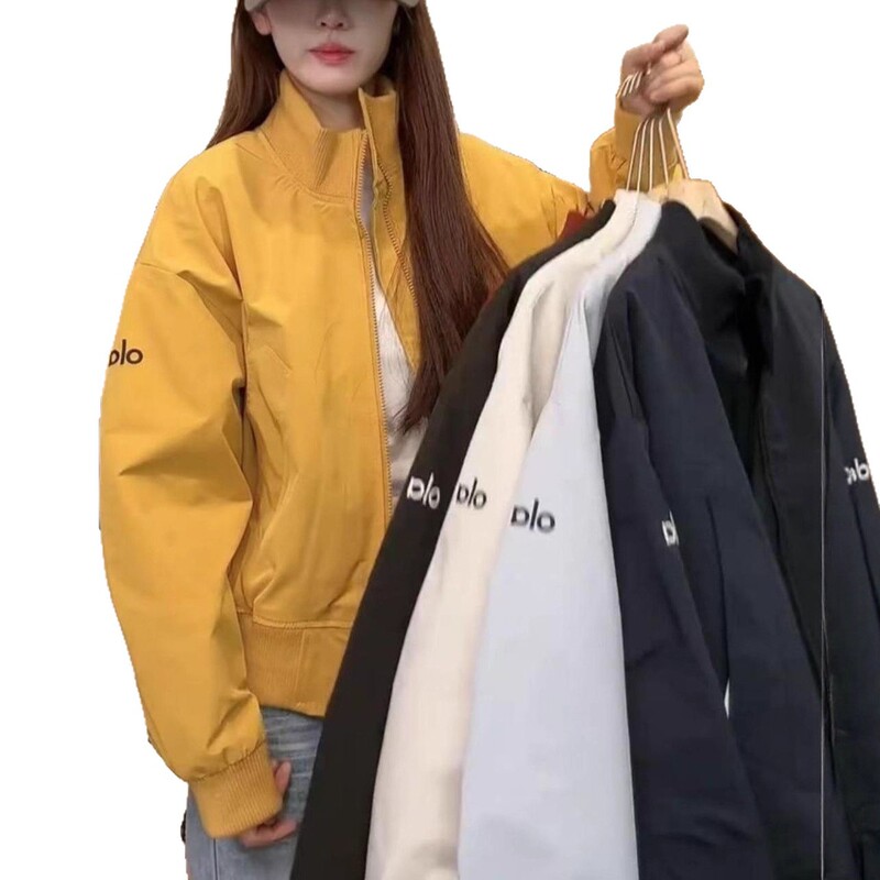 2025秋季新款韩版复古立领高级感复古棒球服外套女宽松夹克上衣潮|undefined
