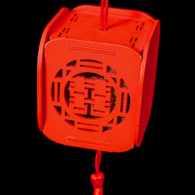 Caja de dulces de madera creativa Boda boda caja de dulces hueca regalo caja de regalo borla boda caja de dulces al por mayor