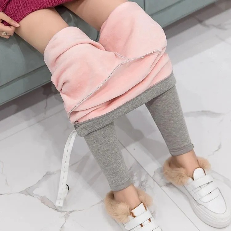 Ropa de maternidad Otoño e Invierno forro polar caliente cintura alta vientre apoyo pantalones primavera y verano leggings delgados no-invertido terciopelo exterior desgaste estiramiento image 9