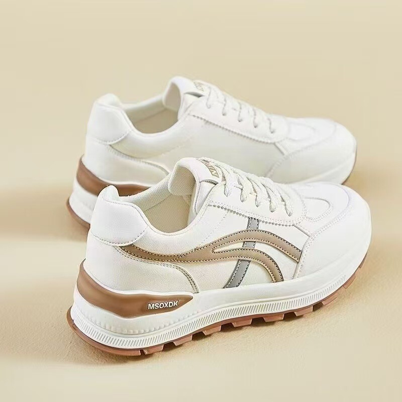2024 New Thick-Soled Women's Sports Shoes Soft Sole Lightweight Casual Shoes Versatile Fashionable Training Shoes 2024 New Thick-Soled Women's Sports Shoes Soft Sole Lightweight Casual Shoes Versatile Fashionable Training Shoes