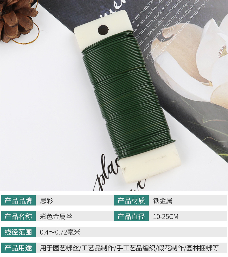 绿色烤漆铁丝详情_05