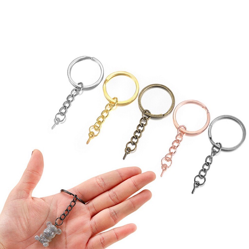 Diyキーホルダーキーホルダー金属メッキチェーン付きキーホルダーキーホルダーキーホルダーペンダント|undefined