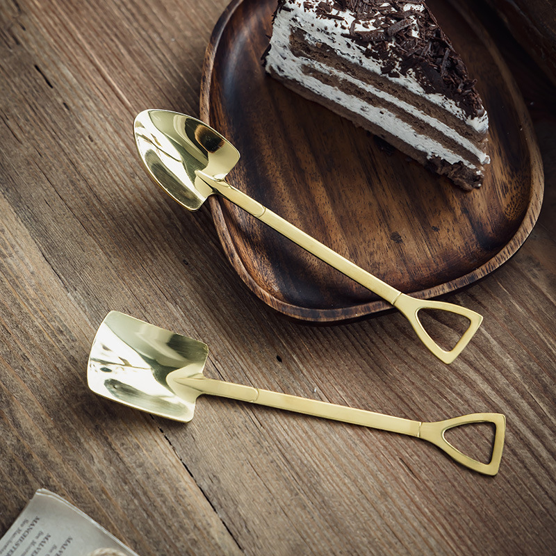 Coreano de alto valor 304 cucharas de acero inoxidable cucharas de arroz cucharas de café cucharas de postre creativas cucharas de cocina caseras