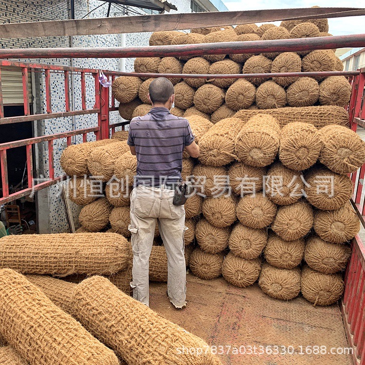 植被卷植物辊河道污水处理水环境净化废水河堤椰棕布生态棒土工袋