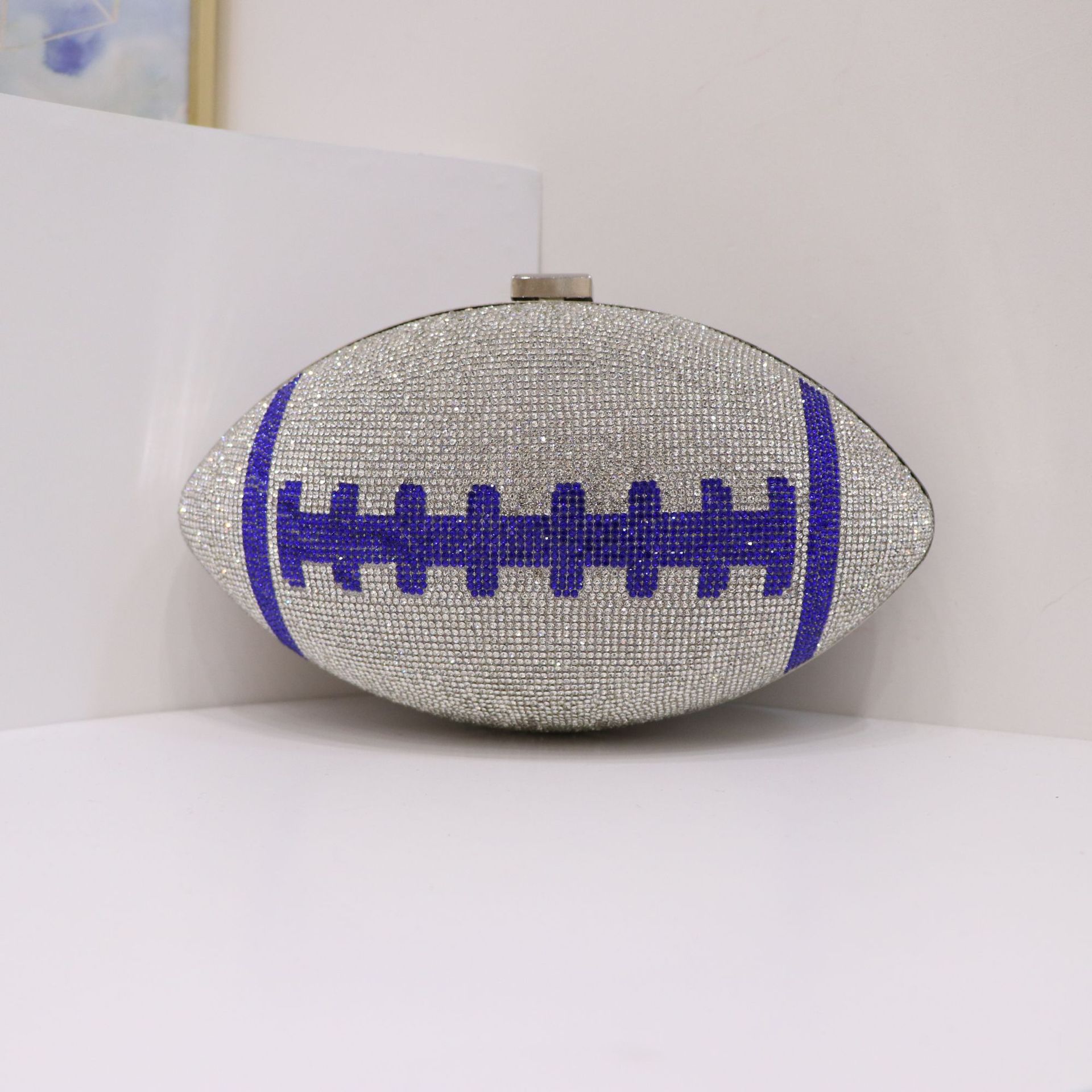 Bolsas de cena europeas y estadounidenses transfronterizas Rugby Premium Diamond Lady Handbags Fashion Party Wedding Bag