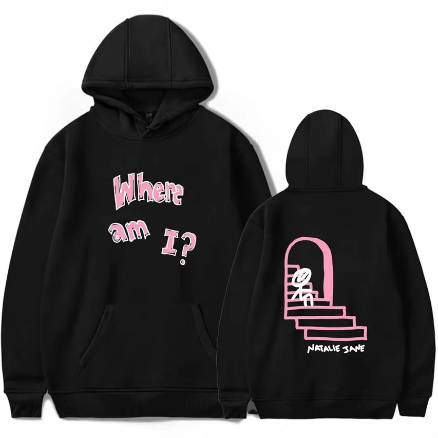 Natalie Jane Hoodie Unisex Printed Long Sleeve Pullov