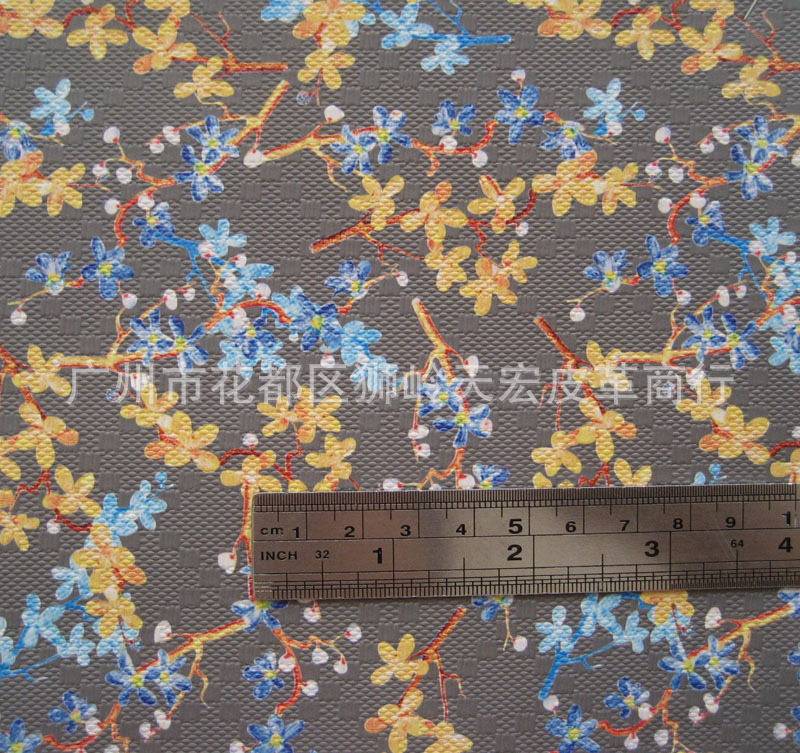印枝叶花皮革沙发家居用品高尔夫包装盒电子皮套装璜工艺箱包面料