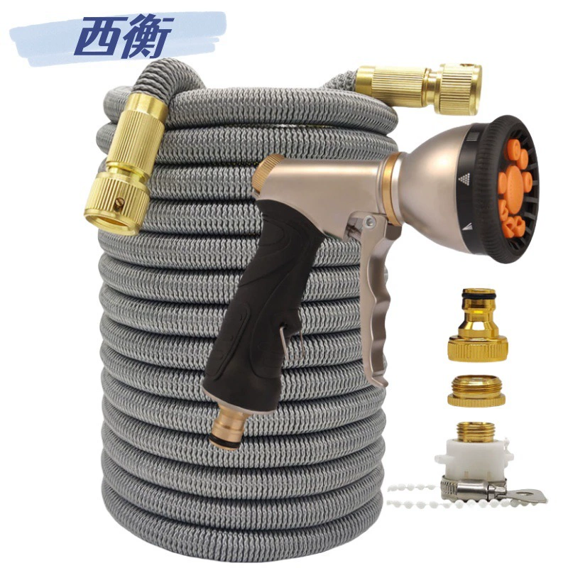 Производитель оптовая трансграничная телескопическая труба набор для мойки автомобиля полив шланг для мытья стекла телескопическая садовая труба серый