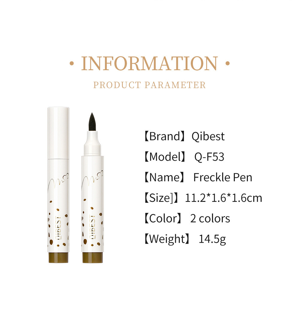 QIBEST Imitation freckle Pen, Amazon color display, Not easy to fade, AliExpress Cross-border version customized EMO wholesale undefined
