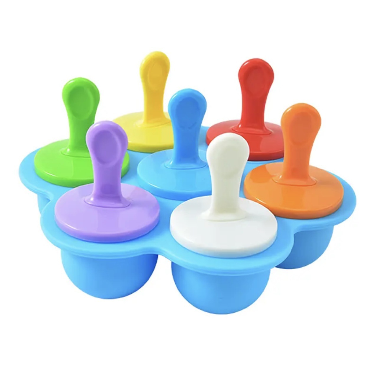 Molde de helado de silicona Molde de paleta de silicona Molde de helado casero para niños de bricolaje Molde de helado Caja de alimentos para bebés