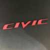 Suitable for the Honda car curbing Civic Civic tail label CIVIC car modified car sticker side label rear tail box decoration sticker