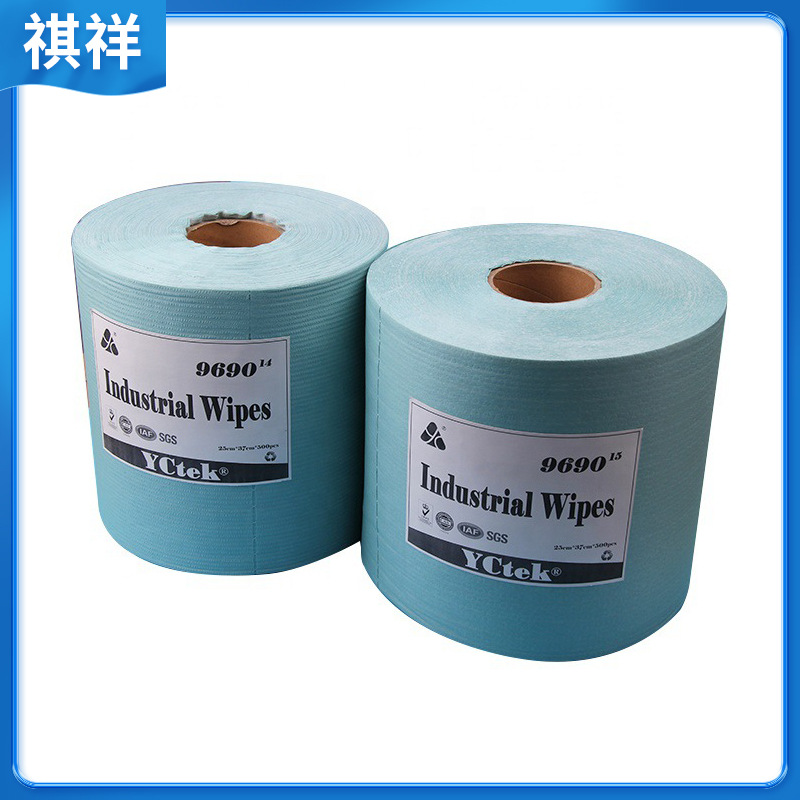 墨绿色多功能擦拭布工业擦拭纸无尘纸无纺布吸油吸水擦拭布