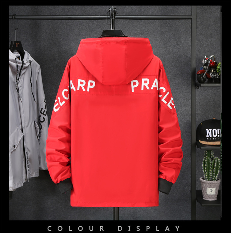 Männerkleeder Casual Jacket Männer Sport Eenfaarfjacket Veraarbechtung_voghion.com