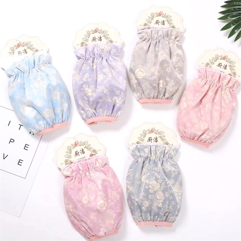 Franela impermeable bordada cocina del bebé de los hombres de las mujeres largo oversleeve mangas de la mano de los niños al por mayor estudiante Otoño e Invierno