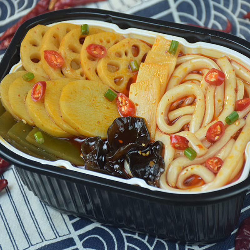 【딱한 배 아산】매운 감자 가루 3박스