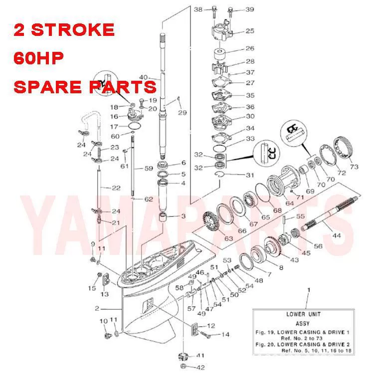 Ямаха редукторная коробка 6H1-45301-03-4D