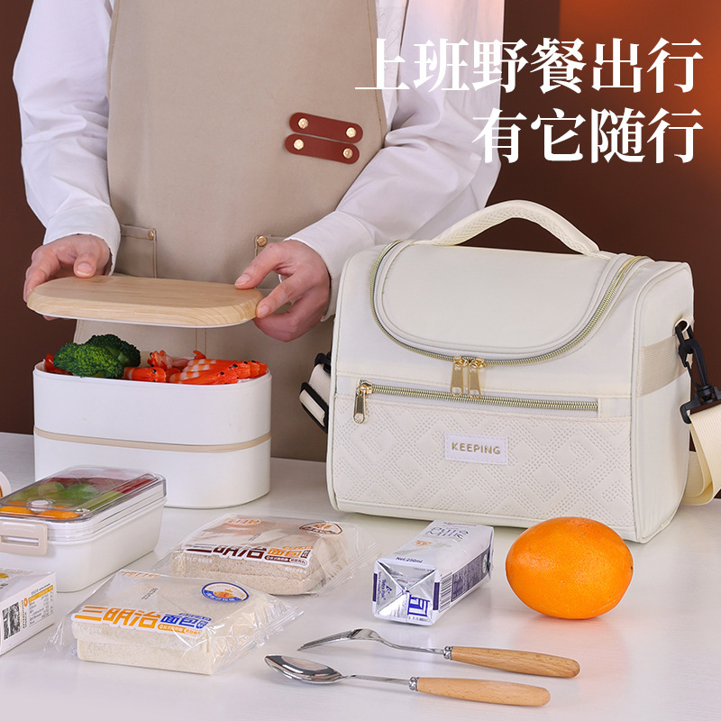Transfronterizo Amazon Geyun inclinado bolsas de aislamiento térmico de oficina bolsa de almuerzo bolsa de aislamiento térmico portátil bolsa de almuerzo bolsa de almuerzo