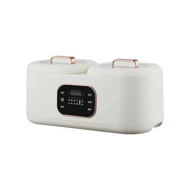 One pot dual-purpose dual-control rice cooker dormitory small multi-function pot reservation office worker hot rice artifact smart student