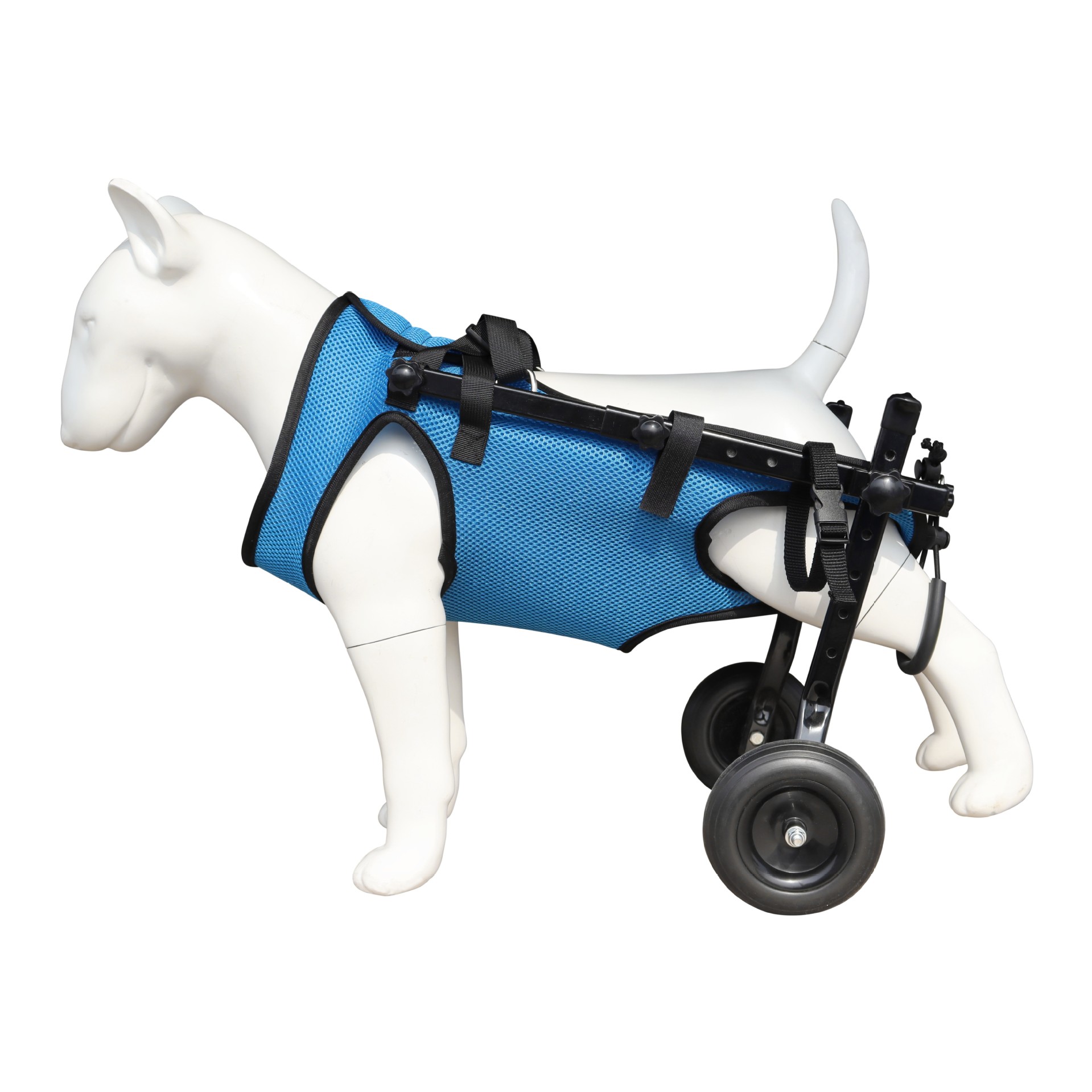 Carrinos de mascotas explosivos transfronterizos, carrinos de perros, rehabilitación de perros, caminata auxiliar, extremidades traseras, caminata inconveniente, carro auxiliar