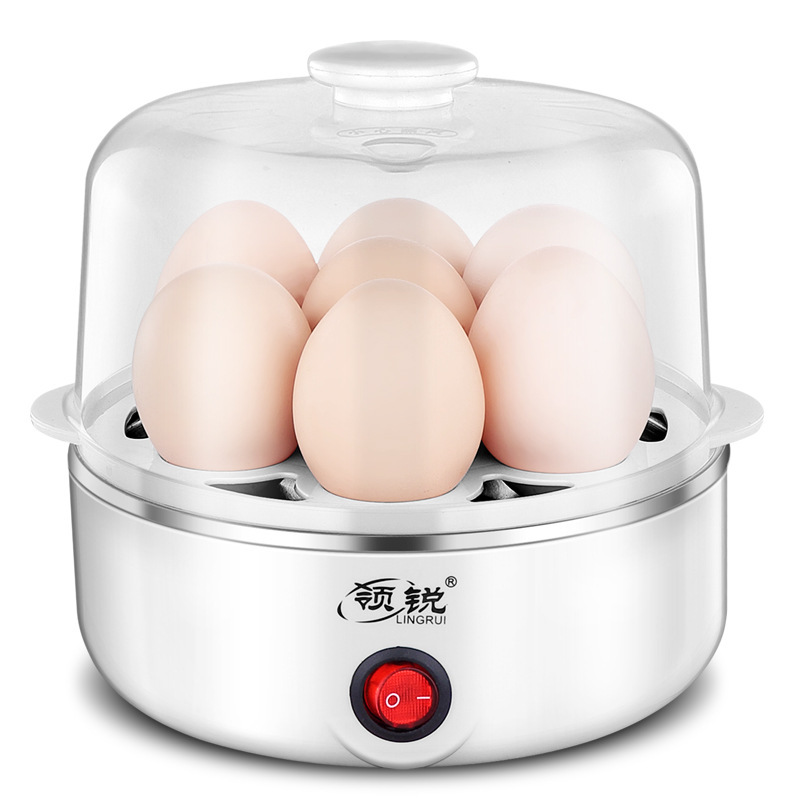 リード多機能ゆで卵器ミニ蒸し卵器自動停電家庭用ステンレス小型卵鍋朝食機|undefined