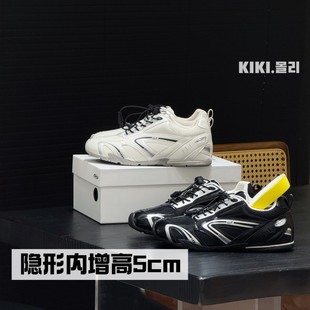 Motorcycle Style Niche Height-Increasing Casual Trendy 2025 Summer New Breathable Versatile Soft-Soled Dad Sneakers