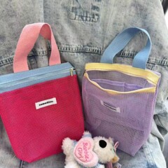 Ins携帯洗面バッグ多機能収納袋ドーパミン手提げ水気フィットネス水泳旅行ビーチバッグ