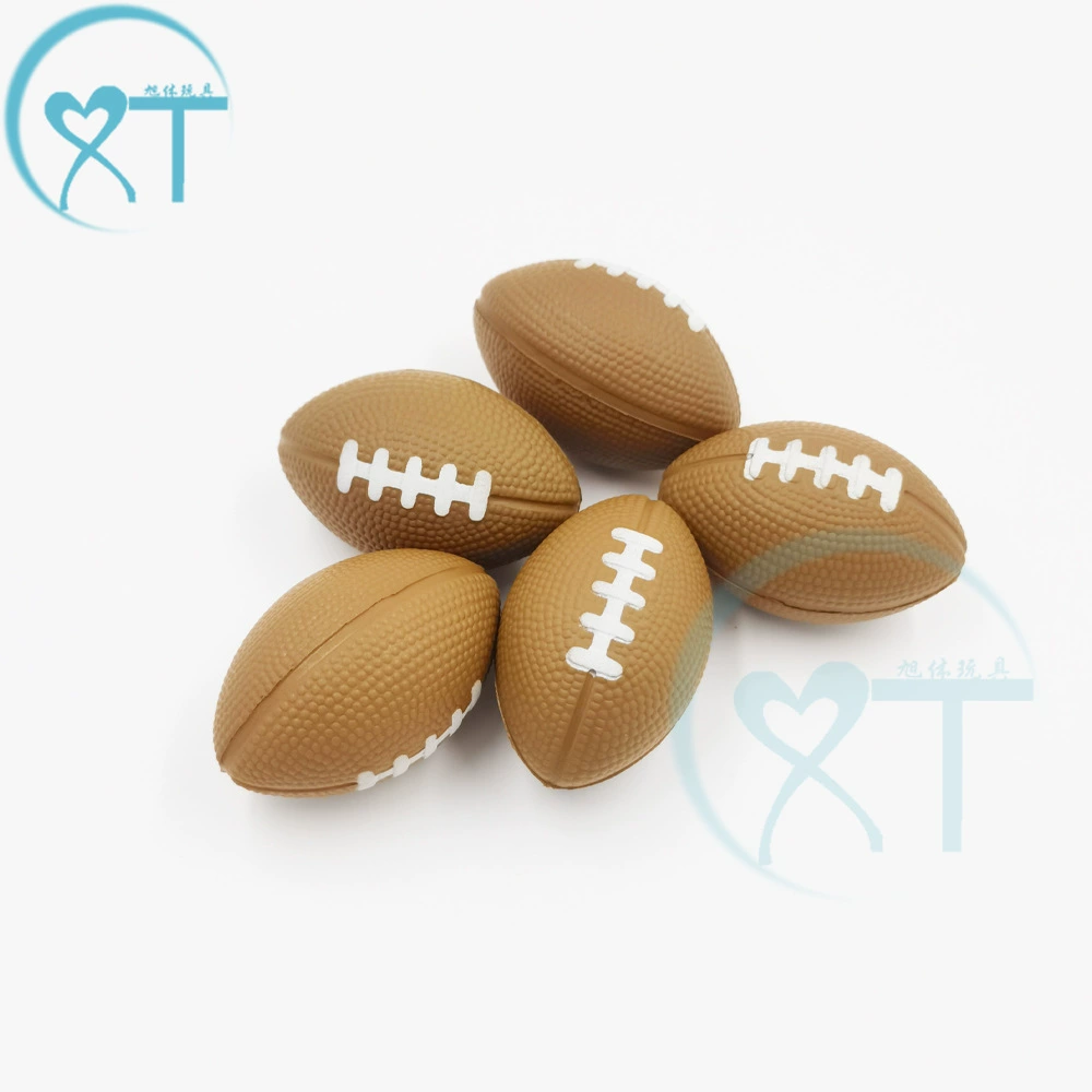 Губка 9,0 см ПУ мяч регби 6,0 см маленький размер полиуретановая пена эластичный шар вентиляционный декомпрессионный мяч трансграничные производители